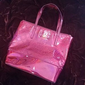 Kate Spade holographic pink tote